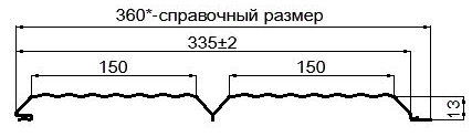 Фото: Сайдинг Lбрус-XL-В-14х335 NormanMP (ПЭ-01-1014-0.5) в Лобне