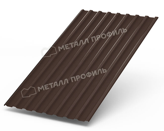 Профнастил МП20 х 1100 - R (Steelmatt-20-8017-0.4±0.08мм) в Лобне