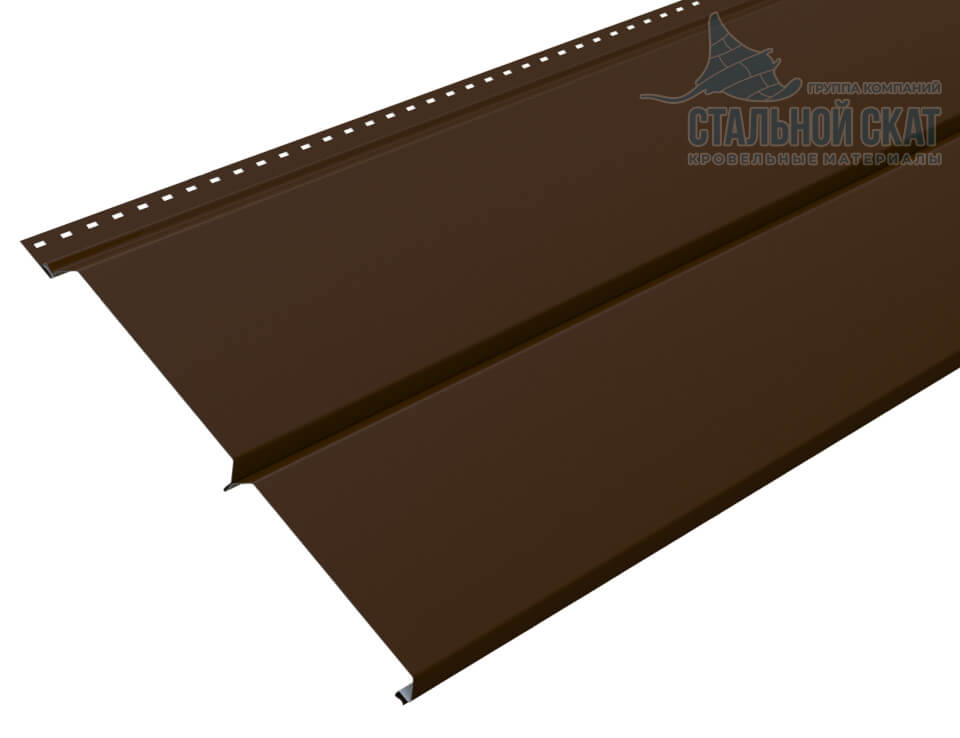 Сайдинг Lбрус-XL-14х335 (VALORI-20-Brown-0.5) в Лобне