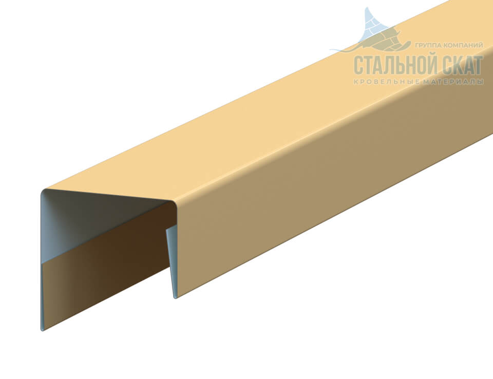 Планка П-образная 23х22х2000 NormanMP (ПЭ-01-1015-0.5) в Лобне