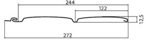 Сайдинг Блок-хаус Grand Line Standart ванильный (3,0м) в Лобне