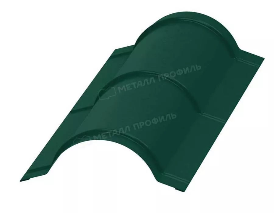Планка конька круглого R110х2000 (ПЭ-01-6005-0.45) в Лобне