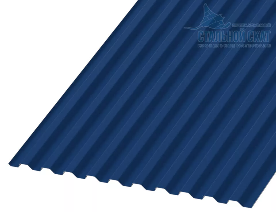 Профнастил С21 х 1000 - B NormanMP (ПЭ-01-5005-0.5) в Лобне