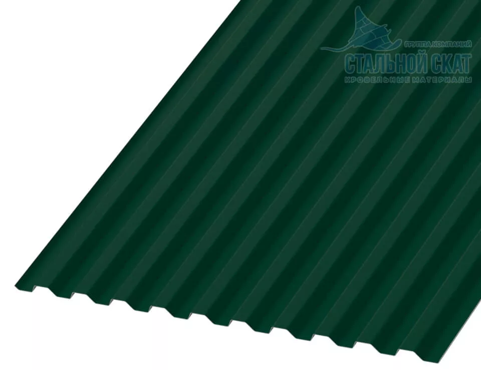 Профнастил С21 х 1000 - B NormanMP (ПЭ-01-6005-0.5) в Лобне