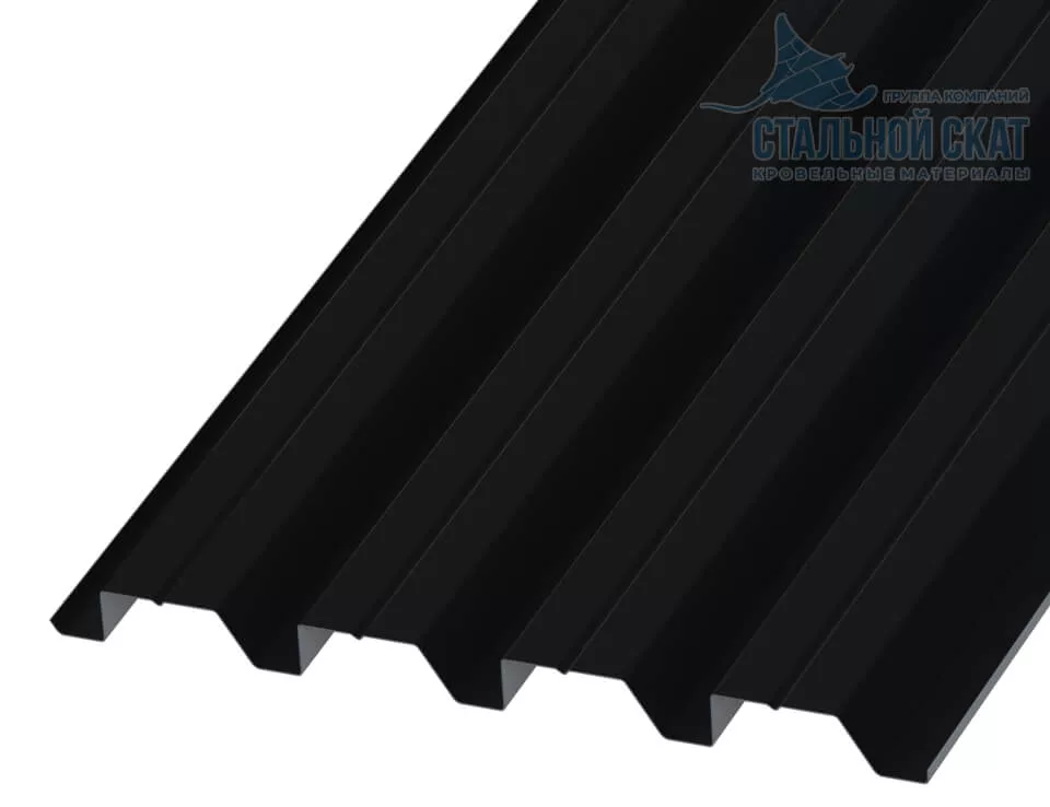 Профнастил Н60 х 845 - B (PURMAN-20-9005-0.5) в Лобне