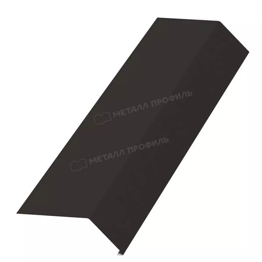 Фото: Планка карнизная 100х69х2000 (VALORI-20-DarkGrey-0.5) в 