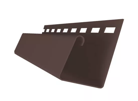 Фото: Профиль универсальный J 7/8" Grand Line Decor Premium Acryl темный дуб (3,0м) в Лобне