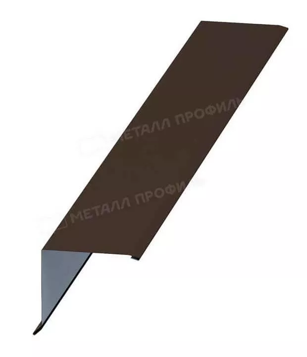Фото: Планка торцевая 95х120х2000 (VALORI-20-Brown-0.5) в 