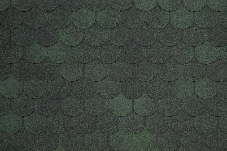 Черепица гибкая Tegola Assisi verde 473 (зеленый) в Лобне