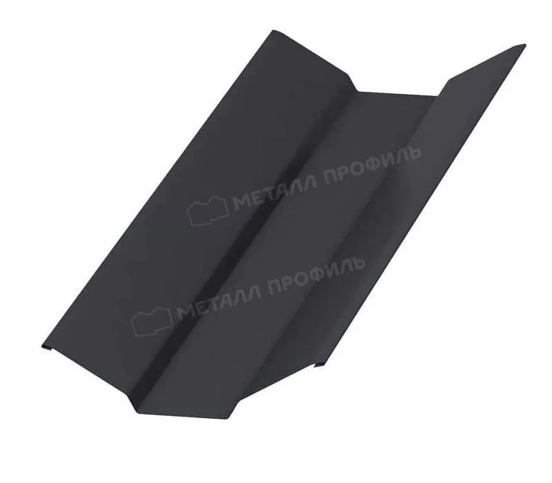 Фото: Планка ендовы верхняя 76х76х2000 (VALORI-20-Grey-0.5) в 