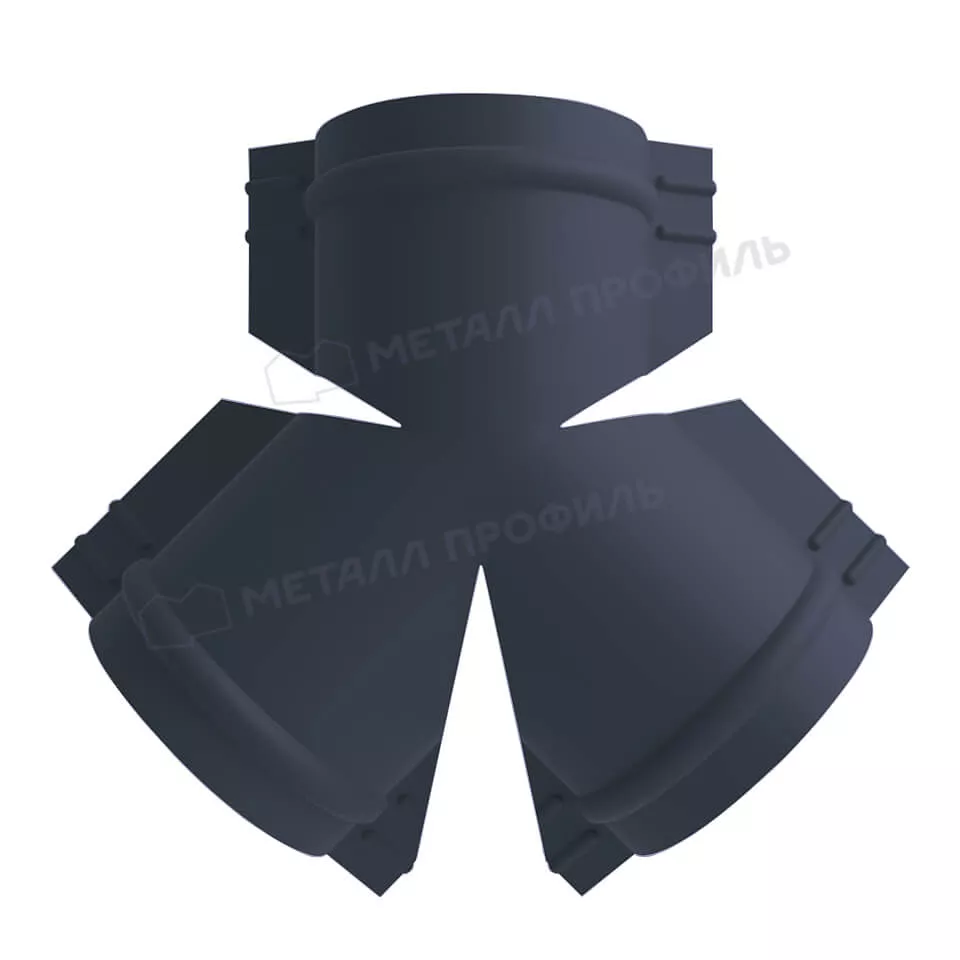 Y-образный тройник для круглого конька R110 (VikingMP-01-7016-0.45) в Лобне