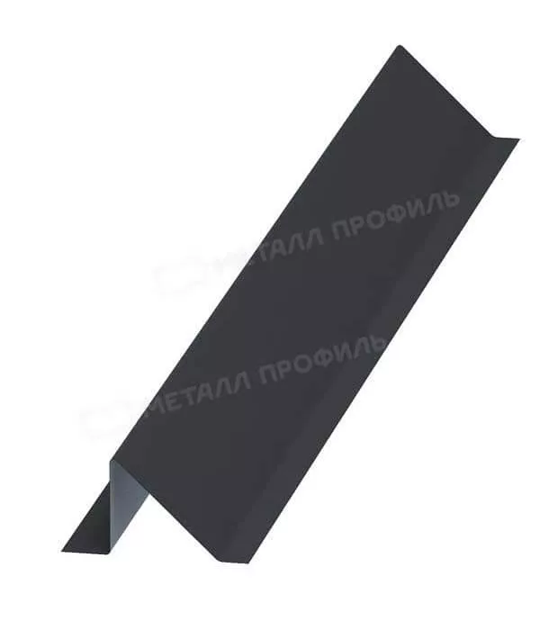 Планка снегозадержателя 95х65х2000 (VALORI-20-Grey-0.5) в Лобне
