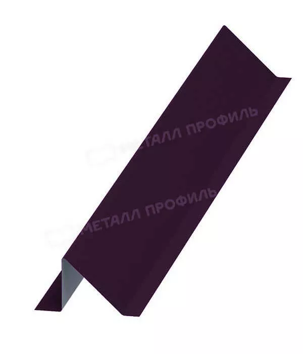 Планка снегозадержателя 95х65х2000 (VALORI-20-Violet-0.5) в Лобне