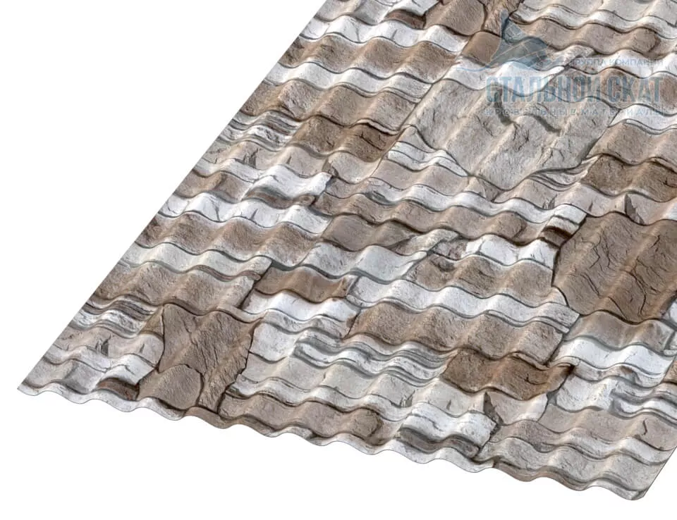 Профнастил МП18 х 1100 - B (ECOSTEEL-01-Песчаник-0.5) в Лобне