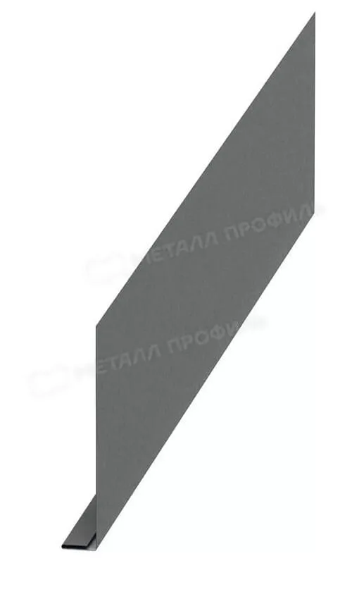 Планка карнизного свеса 250х50х3000 (ПЭ-01-7005-0.45) в Лобне