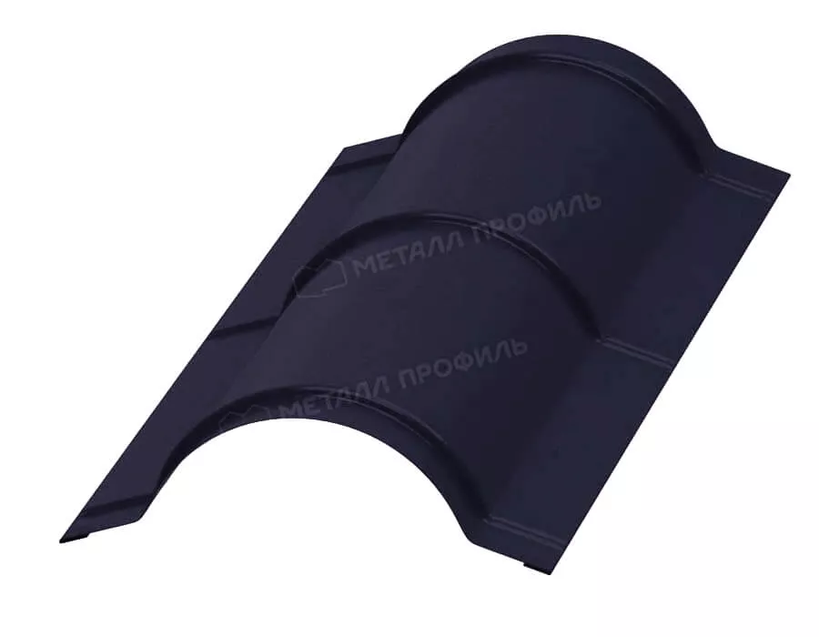 Фото: Планка конька круглого R110х2000 (VALORI-20-Violet-0.5) в 
