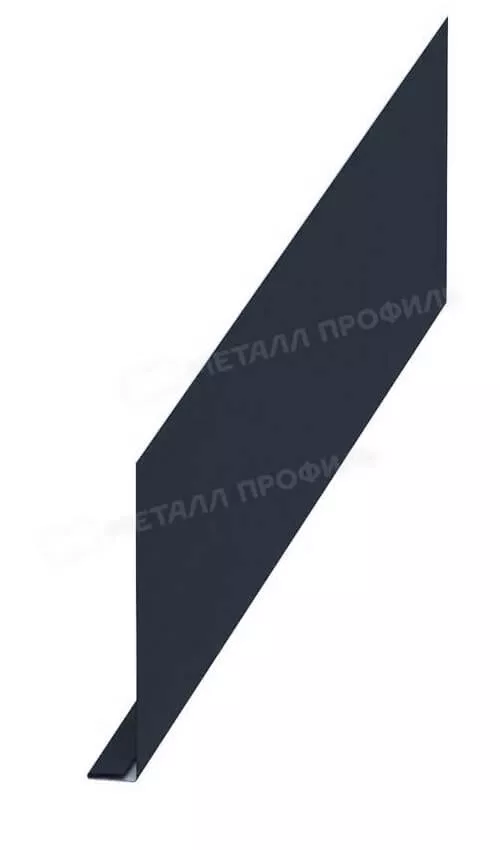Планка карнизного свеса 250х50х2000 NormanMP (ПЭ-01-7016-0.5) в Лобне