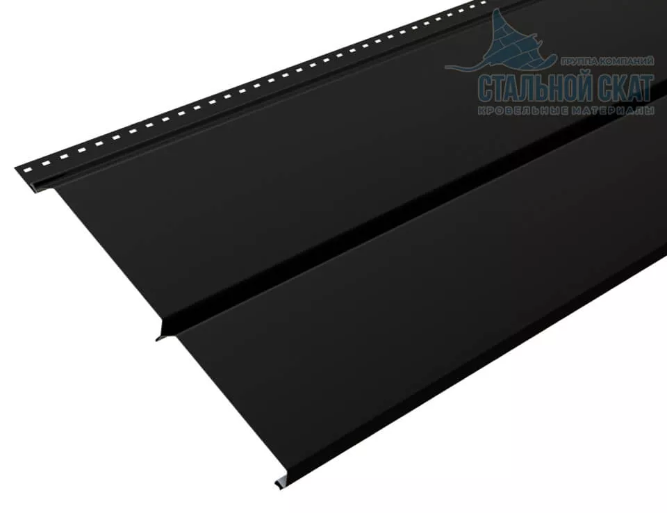 Фото: Сайдинг Lбрус-XL-14х335 (PURMAN-20-9005-0.5) в Лобне