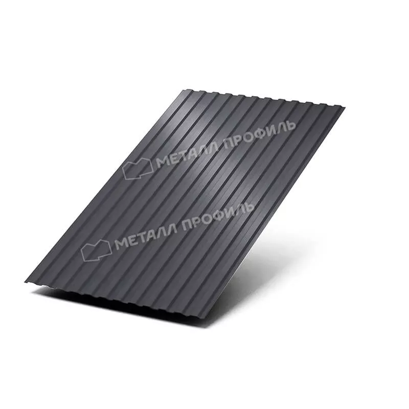 Фото: Профнастил МП10 х 1100 - B (VALORI-20-Grey-0.5) в Лобне