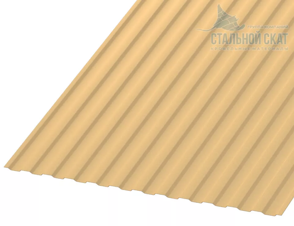 Фото: Профнастил МП10 х 1100 - B NormanMP (ПЭ-01-1015-0.5) в Лобне