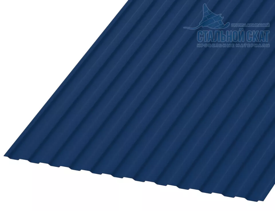 Фото: Профнастил МП10 х 1100 - B NormanMP (ПЭ-01-5005-0.5) в Лобне