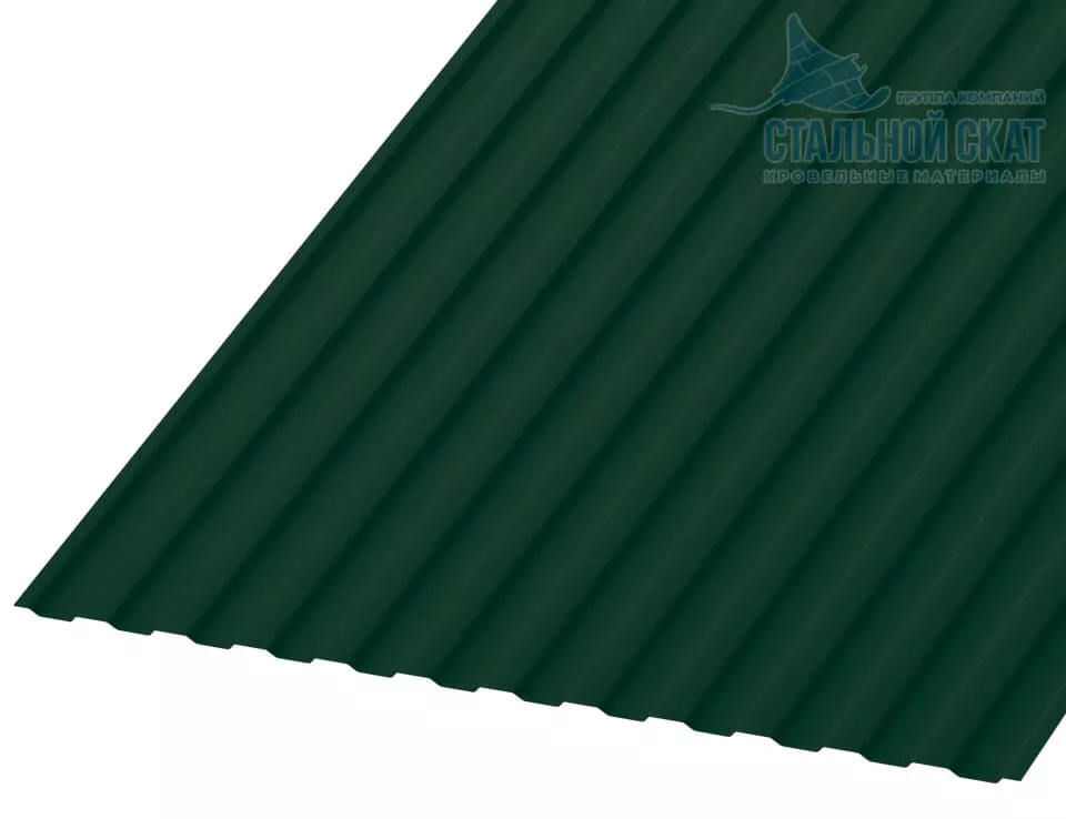 Фото: Профнастил МП10 х 1100 - B NormanMP (ПЭ-01-6005-0.5) в Лобне