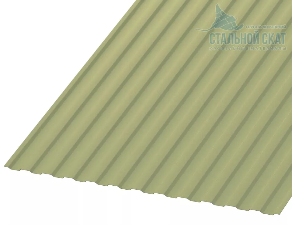 Фото: Профнастил МП10 х 1100 - B NormanMP (ПЭ-01-6019-0.5) в Лобне
