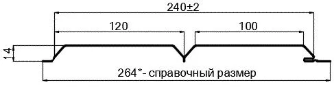 Фото: Сайдинг Lбрус-15х240 (VALORI-20-DarkBrown-0.5) в Лобне