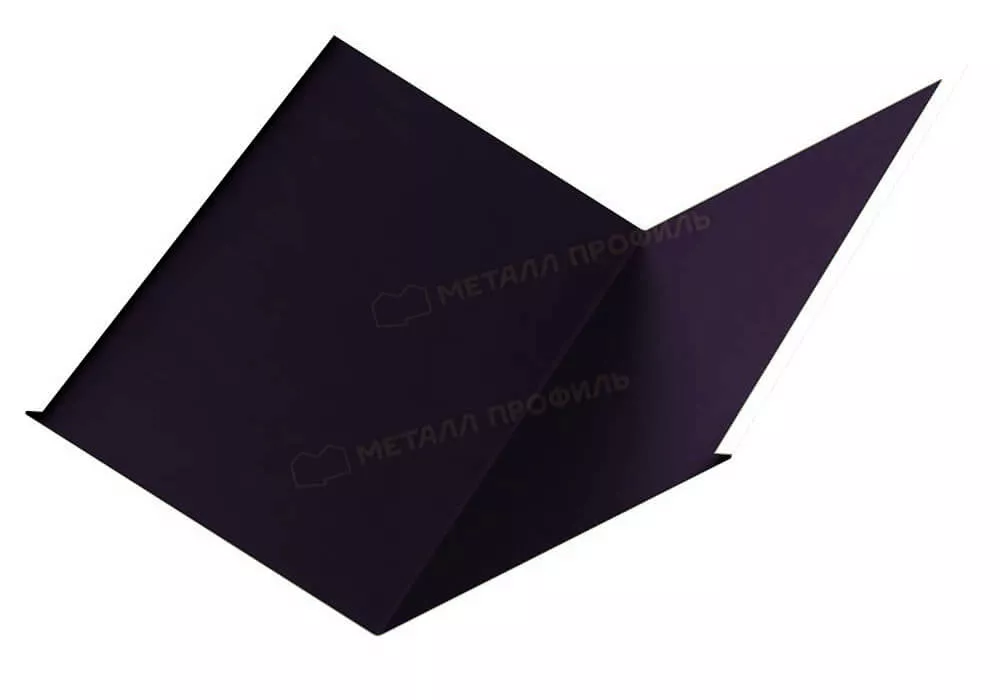 Фото: Планка ендовы нижняя 298х298х2000 (VALORI-20-Violet-0.5) в 