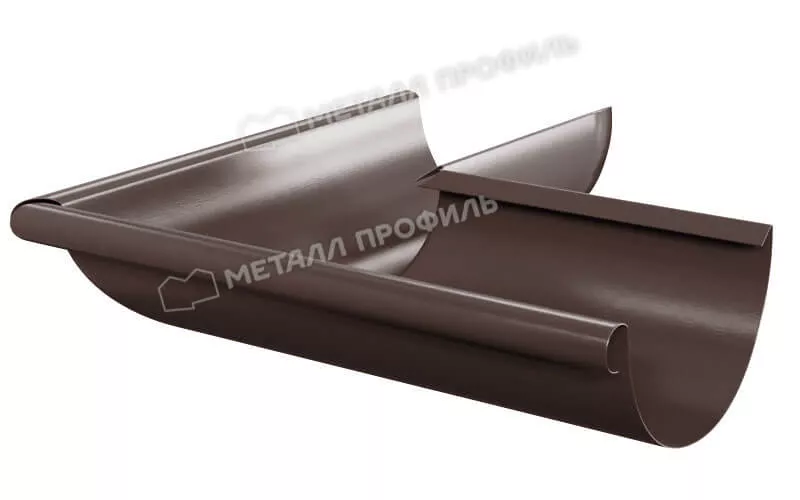 Фото: Угол желоба наружный D125х90 градусов GS (ВПЭД-03-8017-0.6) в 