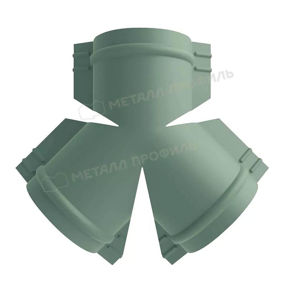 Y-образный тройник для круглого конька R110 (PURMAN-20-Tourmalin-0.5) в Лобне