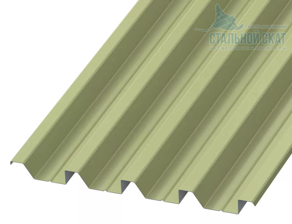 Фото: Профнастил Н60 х 845 - A NormanMP (ПЭ-01-6019-0.5) в Лобне
