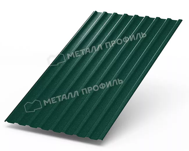 Фото: Профнастил МП20 х 1100 - R Двусторонний (ПЭД-01-6005/6005-0.45) в Лобне