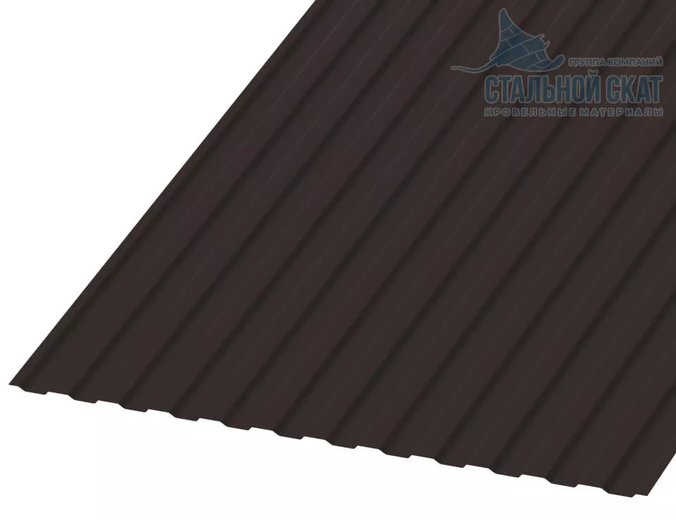 Фото: Профнастил МП10 х 1100 - B NormanMP (ПЭ-01-RR32-0.5) в Лобне