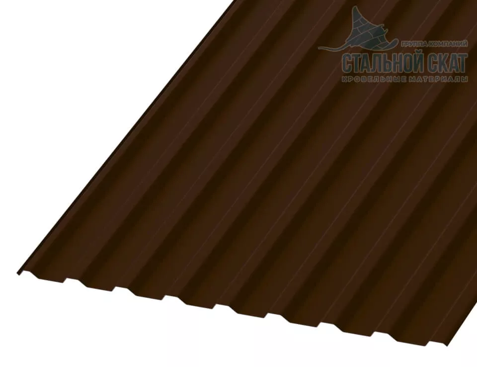 Фото: Профнастил МП20 х 1100 - R NormanMP (ПЭ-01-8017-0.5) в Лобне