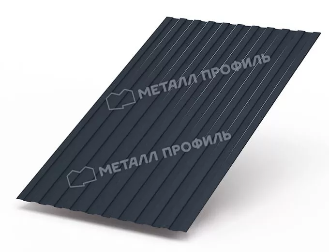 Фото: Профнастил С8 х 1150 - B (ПЭ-01-7016-0.4±0.08мм) в Лобне