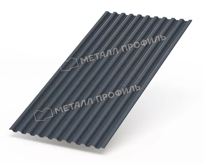 Фото: Профнастил С21 х 1000 - B (ПЭ-01-7016-0.4±0.08мм) в Лобне