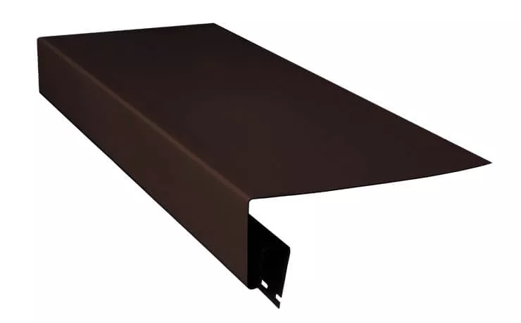Фото: Планка приоконная широкая 7/8'' Grand Line Decor Premium Acryl темный дуб (3,0м) в Лобне
