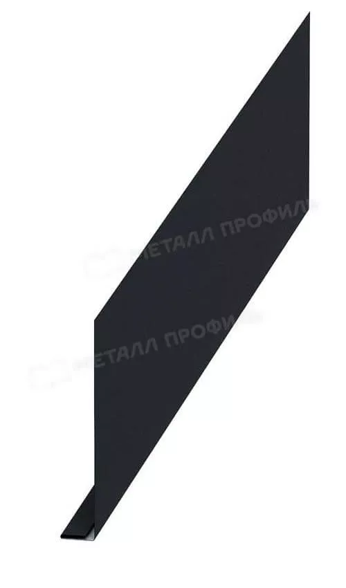 Фото: Планка карнизного свеса 250х50х2000 (VALORI-20-DarkGrey-0.5) в Лобне