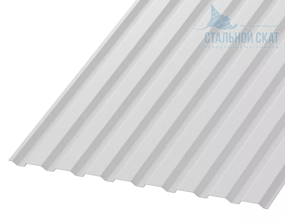 Фото: Профнастил МП20 х 1100 - A (ПЭ-01-9010-0.45) в Лобне