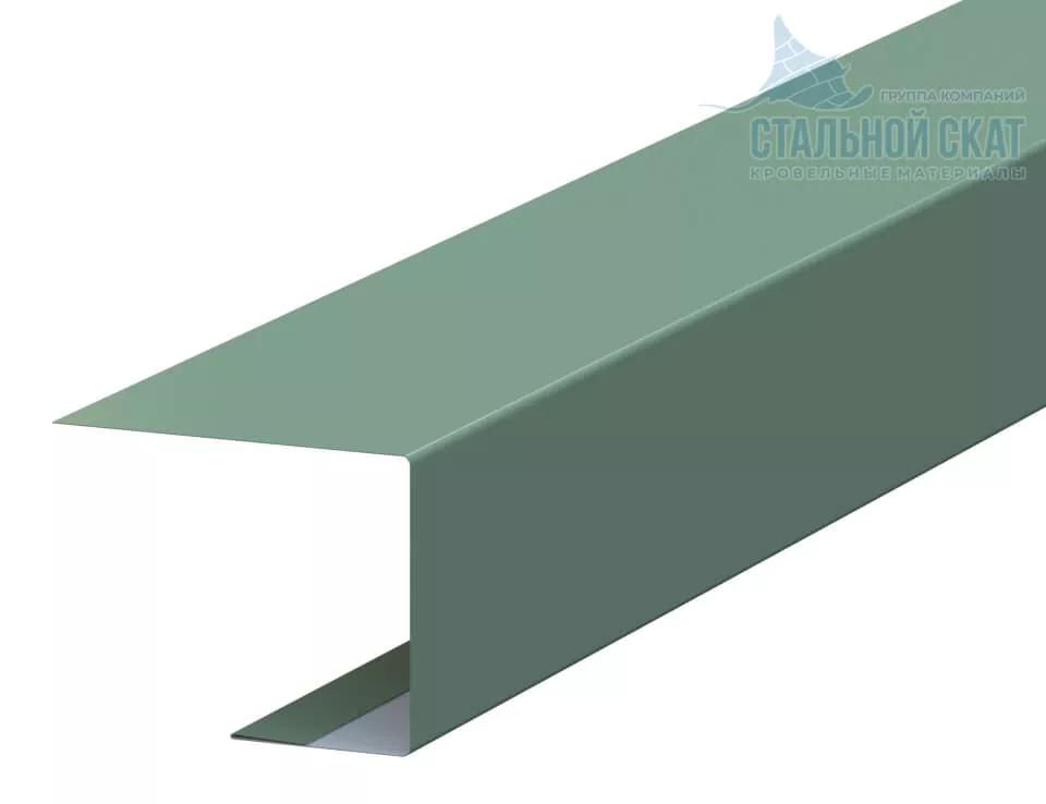 Фото: Планка завершающая FASTCLICK 50х38х3000 (PURMAN-20-Tourmalin-0.5) в 
