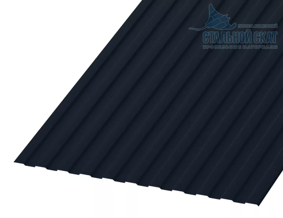 Фото: Профнастил С8 х 1150 - A (VALORI-20-DarkGrey-0.5) в Лобне
