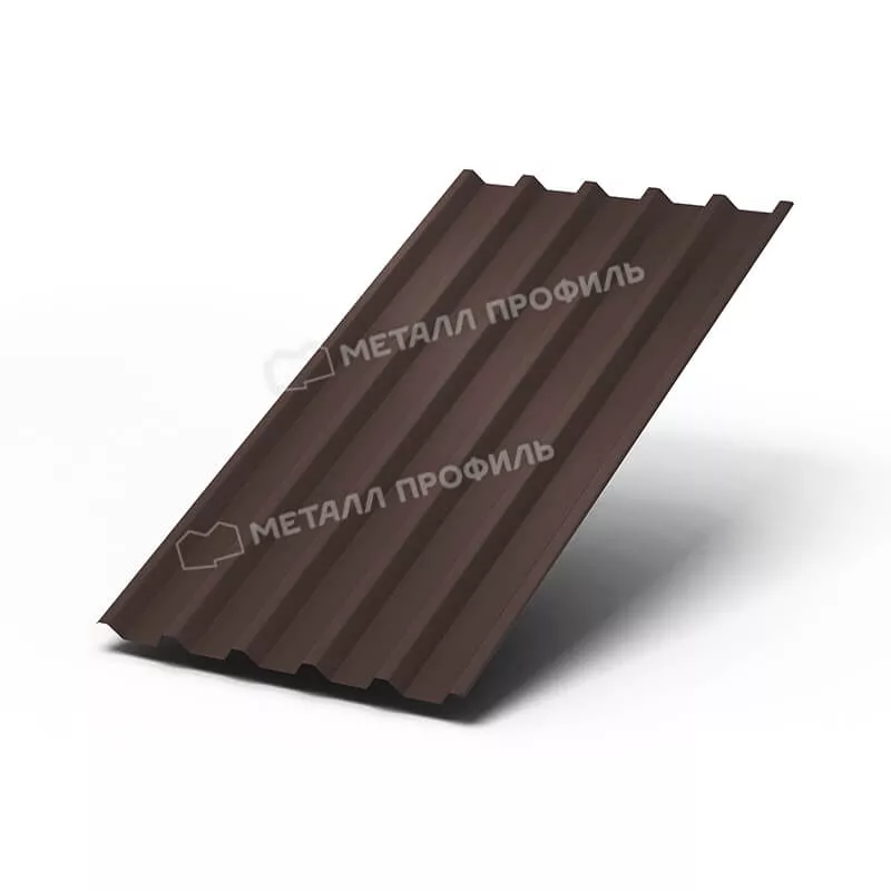 Фото: Профнастил С44 х 1000 - A (VALORI-20-Brown-0.5) в Лобне