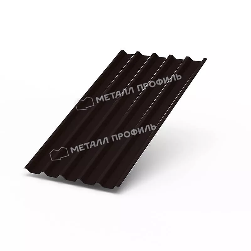 Фото: Профнастил С44 х 1000 - A (VALORI-20-DarkBrown-0.5) в Лобне