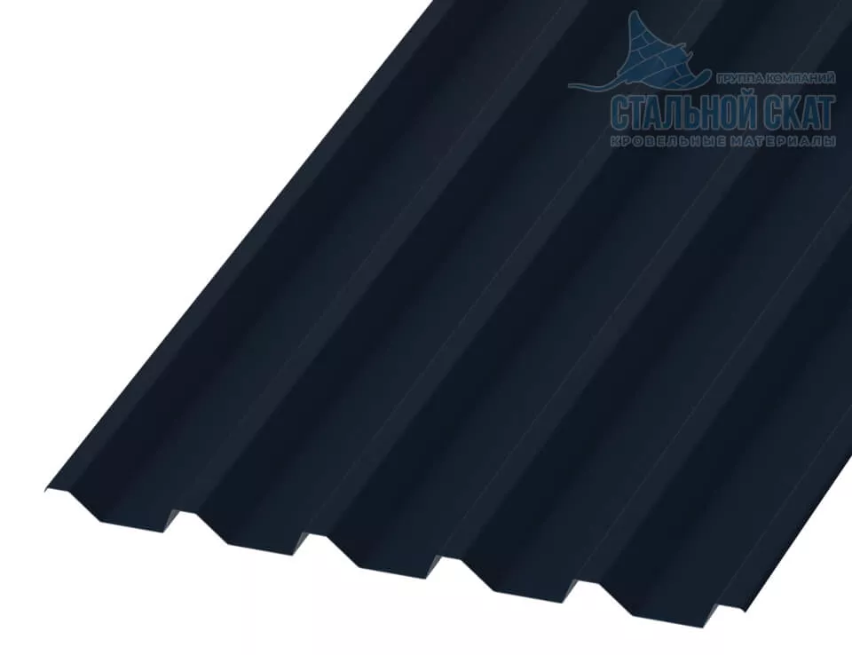 Фото: Профнастил С44 х 1000 - A (VALORI-20-DarkGrey-0.5) в Лобне