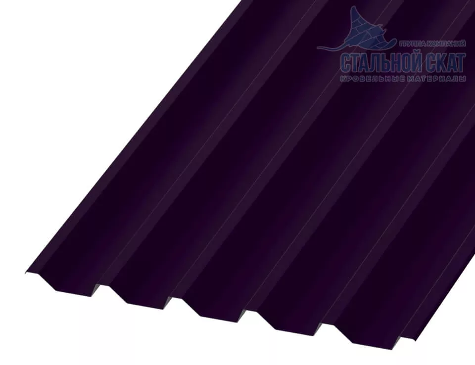 Фото: Профнастил С44 х 1000 - A (VALORI-20-Violet-0.5) в Лобне