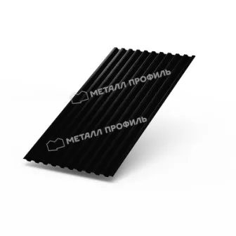 Фото: Профнастил С21 х 1000 - A (PURMAN-20-9005-0.5) в Лобне