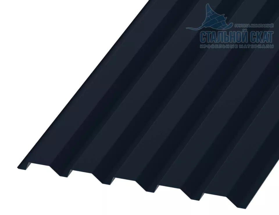 Фото: Профнастил С44 х 1000 - B (VALORI-20-DarkGrey-0.5) в Лобне