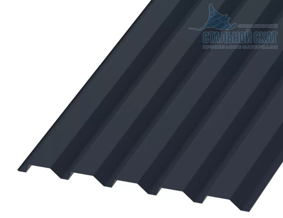 Фото: Профнастил С44 х 1000 - B (VALORI-20-Grey-0.5) в Лобне