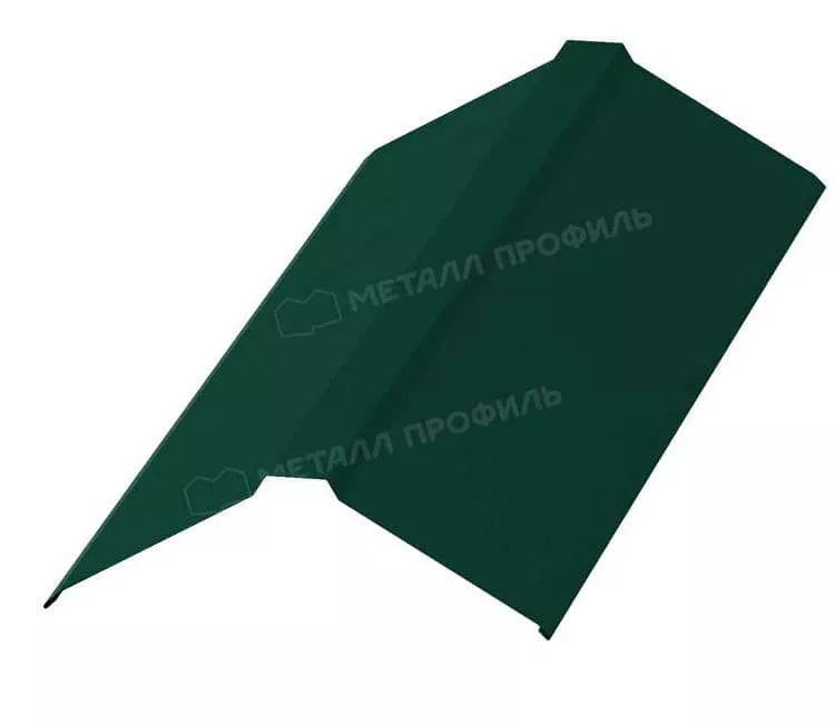Фото: Планка конька плоского 150х150х2000 (ПЭ-01-6005-0.4) в Лобне